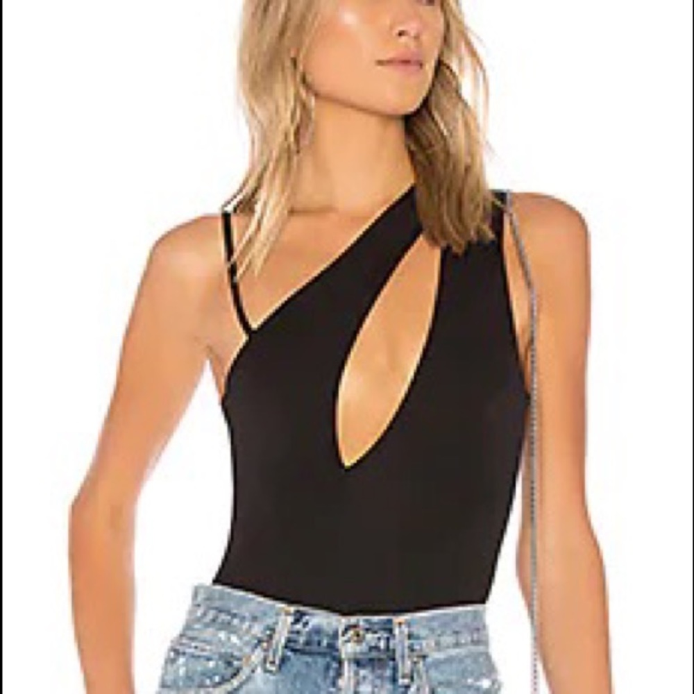 H:ours label from Revolve. Sexy front cutout bodysuit